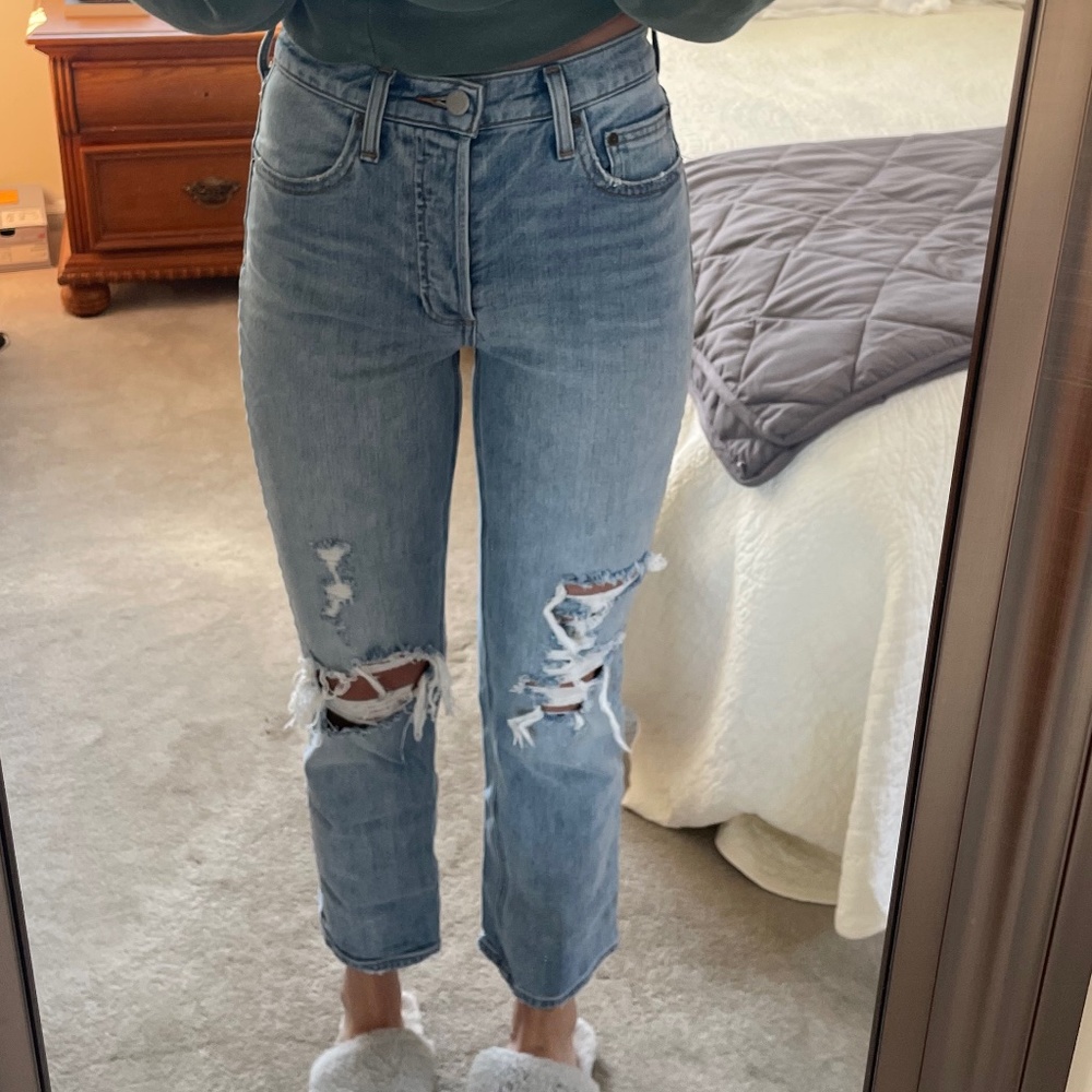 Aritzia Denim Forum - The Arlo High Rise Straight 28L